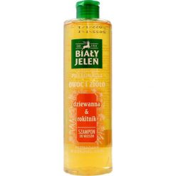 POLLENA Biały Jeleń Owoc i Zioło Szampon do włosów oczyszczający Dziewanna & Rokitnik 400ml. Szampony do włosów Pollena. Za 9.97 zł.