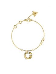 Guess Bransoletka JUBB04 519JW Złoty. Żółte bransoletki Guess, metalowe. Za 259.99 zł.