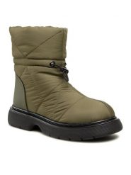 Jenny Fairy Botki WS5801-05 Khaki. Brązowe botki Jenny Fairy, bez wzorów, z materiału, bez obcasa, na płaskiej podeszwie, bez zapięcia. Za 179.99 zł.
