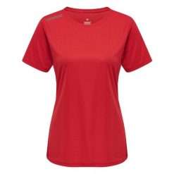 Koszulka damska Newline core functional. Czerwone bluzki Newline, xs, bez wzorów, sportowe, bez kołnierzyka, bez ramiączek. Za 124.50 zł.