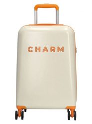 Charm Walizka w kolorze beżowym - 36 x 55 x 20 cm rozmiar: onesize. Brązowe walizki Charm, bez wzorów. Za 195.99 zł.