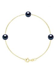 Pearl Addict Złota bransoletka z perłami rozmiar: onesize. Żółte bransoletki Pearl Addict, z perłą, złote. Za 223.95 zł.