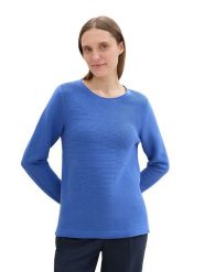 Tom Tailor Sweter w kolorze niebieskim rozmiar: XS. Niebieskie swetry Tom Tailor, xs, bez wzorów, z bawełny, bez ramiączek. Za 74.81 zł.