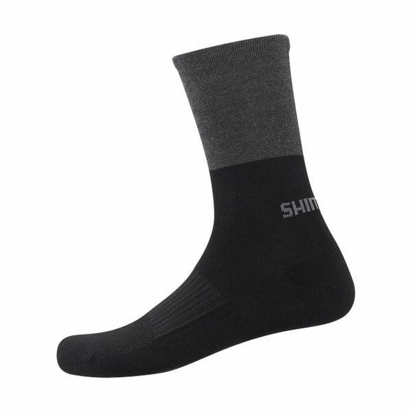 Wysokie skarpety wełniane Shimano Original. Szare skarpety Shimano, bez wzorów, z wełny. Za 94.70 zł.