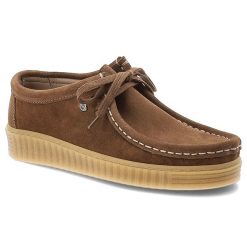 Brązowe Półbuty Hee Wsuwane Obuwie Damskie. Brązowe półbuty wsuwane Hee, bez wzorów, z gumy, boho, bez obcasa, bez zapięcia. Za 331.99 zł.