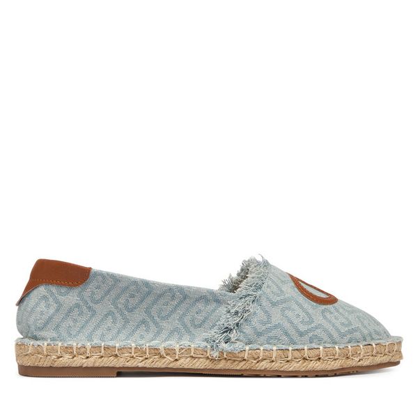 Espadryle Liu Jo. Niebieskie espadryle Liu Jo, bez wzorów, bez obcasa, bez zapięcia. Za 359.99 zł.