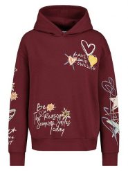 Sublevel Bluza w kolorze bordowym rozmiar: S. Czerwone bluzy Sublevel, s, bez wzorów, z kapturem. Za 139.95 zł.