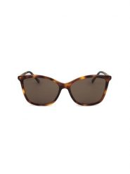 Jimmy Choo Damskie okulary przeciwsłoneczne w kolorze złoto-brązowym rozmiar: 56. Brązowe okulary przeciwsłoneczne Jimmy Choo, bez wzorów, z tworzywa sztucznego. Za 409.95 zł.