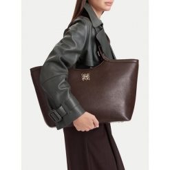 Torebka Nine West. Brązowe shopper Nine West, bez wzorów, bez dodatków. Za 259.99 zł.