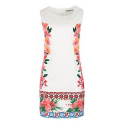 Desigual Sukienka Damska Cher 38 Biały. Sukienki Desigual. W wyprzedaży za 314.00 zł.