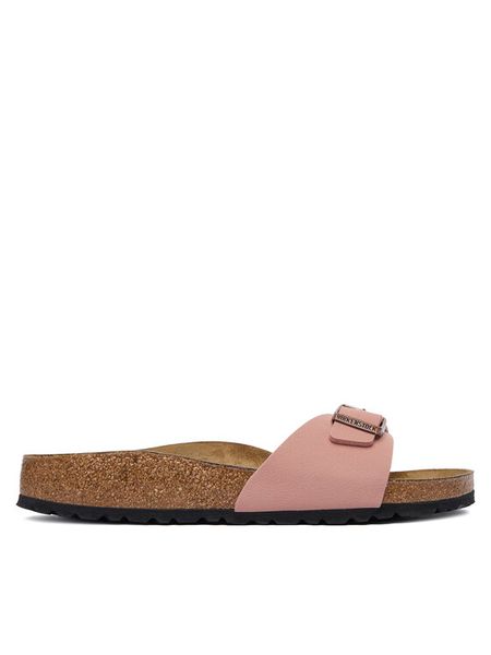 Birkenstock Klapki Madrid 1032765 Różowy. Czerwone klapki Birkenstock, bez wzorów, z syntetyku, bez obcasa. Za 399.99 zł.