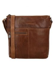 HIDE & STITCHES Skórzana torebka w kolorze brązowym - 23 x 23 x 4 cm rozmiar: onesize. Brązowe torby na ramię HIDE & STITCHES, bez wzorów, z materiału, na ramię, bez dodatków. Za 173.99 zł.