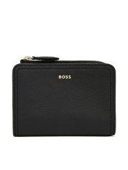 BOSS Portfel 50558032 Czarny. Czarne portfele Boss, bez wzorów, ze skóry. Za 449.99 zł.