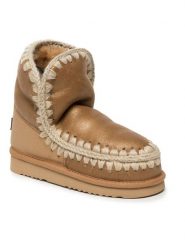 Mou Śniegowce Eskimo18 FW101001B Brązowy. Brązowe kozaki Mou, ze skóry. Za 1,119.00 zł.