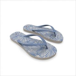 Japonki damskie Olaian 120 Tribu. Brązowe klapki OLAIAN, bez wzorów, bez obcasa. Za 24.99 zł.