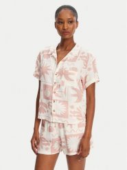 Banana Moon Koszula Taylor Floreal MHW03 Różowy Loose Fit. Czerwone koszule Banana Moon, s, bez wzorów, z wiskozy, bez kołnierzyka, bez ramiączek. Za 289.99 zł.