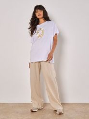 Apricot Koszulka w kolorze białym rozmiar: S. Białe bluzki Apricot, s, bez wzorów, z bawełny, bez kołnierzyka, bez ramiączek. Za 43.99 zł.