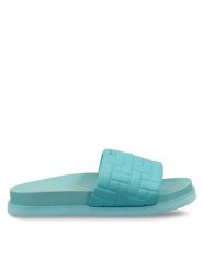 Gant Klapki 30507939 Turkusowy. Niebieskie klapki GANT, bez wzorów, z materiału, bez obcasa. Za 179.99 zł.