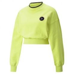Bluza sportowa damska Puma Swxp. Żółte bluzy Puma, l, bez wzorów, bez kaptura. Za 369.00 zł.