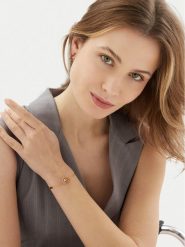 Guess Bransoletka JUBB05 011JW Złoty. Żółte bransoletki Guess, metalowe. Za 179.99 zł.
