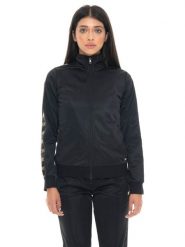 Damen-Bluza aus Triacetat mit Leone 1947 Gold Studs-Logobändern. Czarne bluzy LEONE 1947 APPAREL, l, bez wzorów, bez kaptura. Za 353.64 zł.