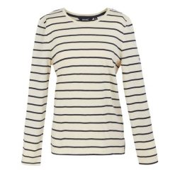 T-shirt Damski Paski Z Długim Rękawem Federica II. Białe t-shirty Regatta, s, bez wzorów, bez kołnierzyka, bez ramiączek. Za 49.99 zł.