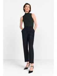 Rich&Royal Top w kolorze ciemnozielonym rozmiar: S. Zielone topy Rich&Royal, s, bez wzorów, bez kołnierzyka, bez ramiączek. Za 104.64 zł.