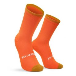 Skarpety turystyczne długie Siroko GR1 Orange. Brązowe skarpety SIROKO, bez wzorów, z materiału. Za 64.00 zł.