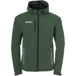 Kurtka softshell Kempa. Czarne kurtki sportowe Kempa, m, bez wzorów, z softshellu, bez kaptura. Za 454.45 zł.