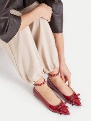 MEXX Baleriny EO-WS1288-03 Czerwony ciemny. Czerwone baleriny Mexx, bez wzorów, bez obcasa. Za 299.99 zł.