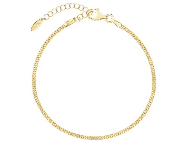 Bransoletka srebrna - bismark. Szare bransoletki Apart, pozłacane. Za 139.00 zł.