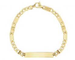 Złota bransoletka z blaszką. Żółte bransoletki Apart, złote. Za 4,719.00 zł.