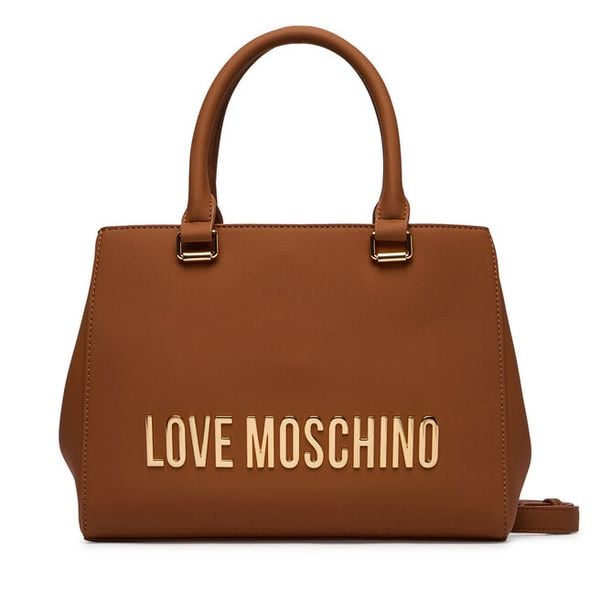 Torebka LOVE MOSCHINO. Brązowe torebki klasyczne Love Moschino, bez wzorów, bez dodatków. Za 594.99 zł.