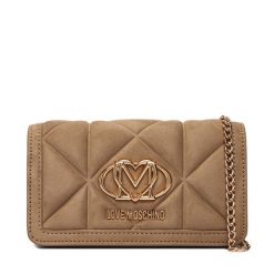 Torebka LOVE MOSCHINO. Brązowe torebki klasyczne Love Moschino, bez wzorów, bez dodatków. Za 709.99 zł.
