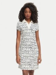 Tommy Hilfiger Sukienka codzienna 1985 Pique WW0WW49719 Beżowy jasny Regular Fit. Brązowe sukienki TOMMY HILFIGER, na co dzień, s, bez wzorów, z bawełny, bez kołnierzyka, bez ramiączek, proste. Za 489.99 zł.