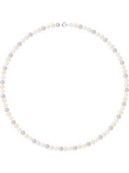 Mitzuko Naszyjnik perłowy w kolorze biało-fioletowo-brzoskwiniowym - dł. 42 cm rozmiar: onesize. Białe naszyjniki Mitzuko, z perłą, złote. Za 565.99 zł.