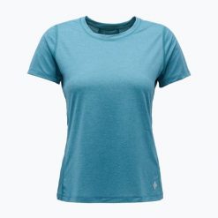 Koszulka damska Black Diamond Lightwire SS Tech Tee. Niebieskie bluzki Black Diamond, bez wzorów, sportowe, bez kołnierzyka, bez ramiączek. Za 159.99 zł.