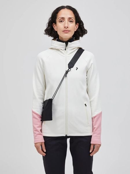 Bluza Peak Performance damska Rider Zip Hood. Białe bluzy Peak Performance, m, bez wzorów, z elastanu. Za 599.00 zł.