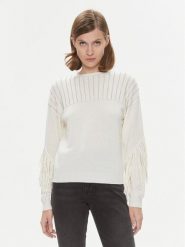 Pinko Sweter Libellula 102082 A19L Écru Regular Fit. Swetry Pinko, l, bez wzorów, z syntetyku, bez ramiączek. Za 719.99 zł.