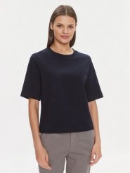 United Colors Of Benetton T-Shirt 3BL0E17G5 Granatowy Boxy Fit. Niebieskie t-shirty United Colors of Benetton, m, bez wzorów, z bawełny, bez kołnierzyka, bez ramiączek. Za 59.99 zł.