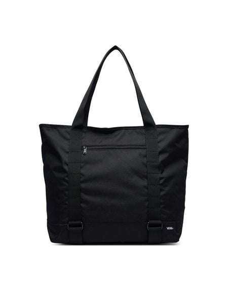 Vans Torebka Pergs 2.0 VN000X39BLK1 Czarny. Czarne shopper Vans, bez wzorów, z materiału, bez dodatków. Za 279.99 zł.