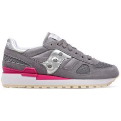 Buty damskie Saucony Shadow Original. Szare obuwie sportowe Saucony, z materiału, bez zapięcia, trekkingowe. W wyprzedaży za 387.95 zł.