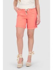 Alife and kickin Szorty "Ayana" w kolorze koralowym rozmiar: XXL. Czerwone szorty Alife and Kickin, z aplikacjami, ze skóry. Za 82.99 zł.