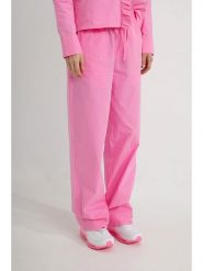 Josephine & Co Spodnie "Dominique" w kolorze różowym rozmiar: 34. Różowe spodnie materiałowe Josephine & Co, na co dzień, bez wzorów, z bawełny, z podwyższonym stanem. Za 195.99 zł.