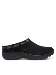 Skechers Kapcie Easy Going - Seasonal Grace 169104 Czarny. Czarne obuwie domowe Skechers, bez wzorów, ze skóry, bez zapięcia. Za 299.99 zł.
