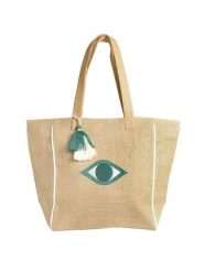 BLE Torebka w kolorze beżowym - 35 x 35 x 18 cm rozmiar: onesize. Brązowe torby na ramię BLE, bez wzorów, z materiału, na ramię, bez dodatków. Za 42.95 zł.