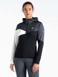 Dare 2b Kurtka funkcyjna "Convey III Core Stretch" w kolorze czarno-antracytowo-białym rozmiar: 34. Białe kurtki sportowe Dare 2b, bez wzorów, z materiału, bez kaptura, outdoorowe. Za 95.69 zł.