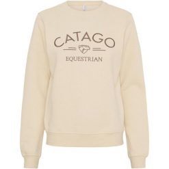 Bluza damska Catago Tinley. Brązowe bluzy CATAGO, bez wzorów, bez kaptura. Za 288.50 zł.