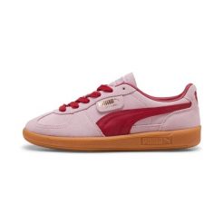 Trenerzy Puma Palermo. Czerwone obuwie sportowe Puma, bez zapięcia, do piłki nożnej. Za 390.00 zł.