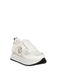 Patrizia Pepe Sneakersy w kolorze białym rozmiar: 37. Białe trampki Patrizia Pepe, bez wzorów, z materiału, bez zapięcia. Za 420.95 zł.
